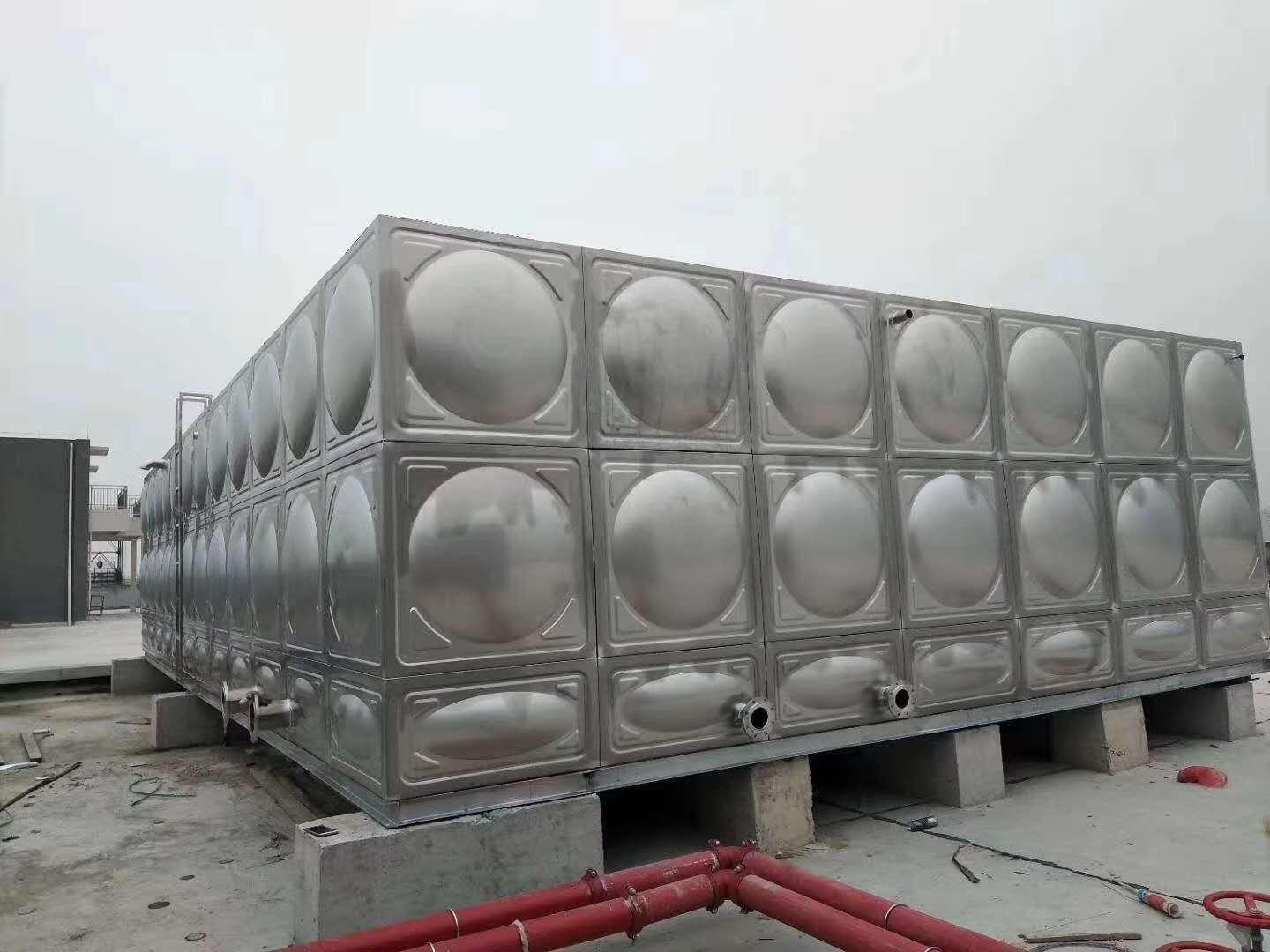 肇庆不锈钢水箱厂家直销 拼接式方形消防水箱304焊接式保温水箱价格