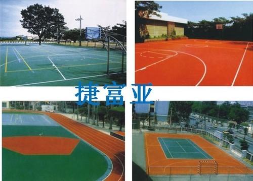 广州球场地坪漆，球场地坪施工，网球场地坪