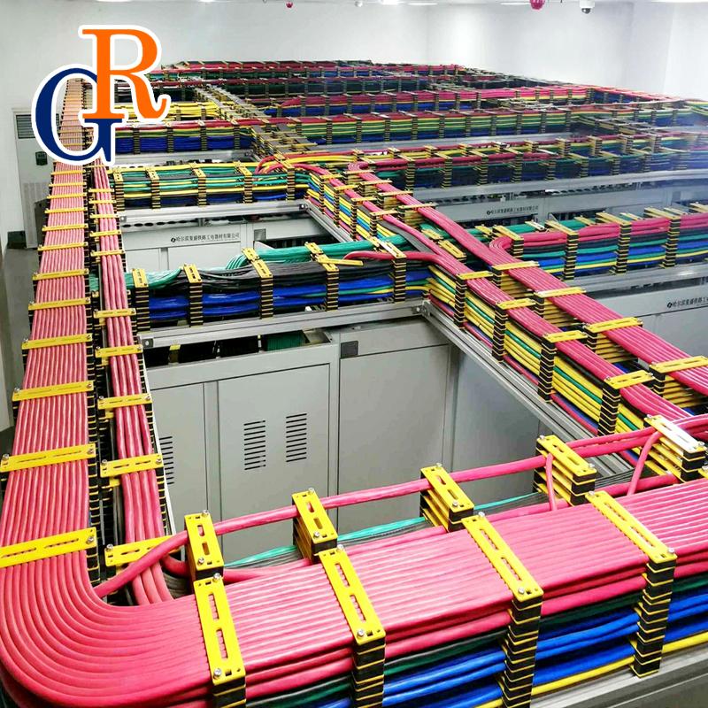 塑料固线器动力电缆分层固线卡 压线板 机房理线器
