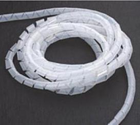咸阳批发零售缠线管，当地又叫缠绕管，束线管（黑白色）6MM