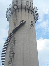 砖烟囱安装螺旋爬梯公司