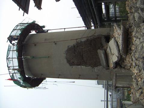泰州水泥烟囱人工拆除