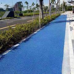 湖南真石丽品牌增强剂透水地坪彩色路面材料供应全国施工
