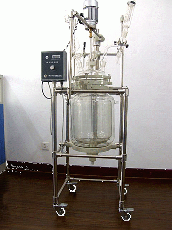 生产双层玻璃反应器,分析仪器