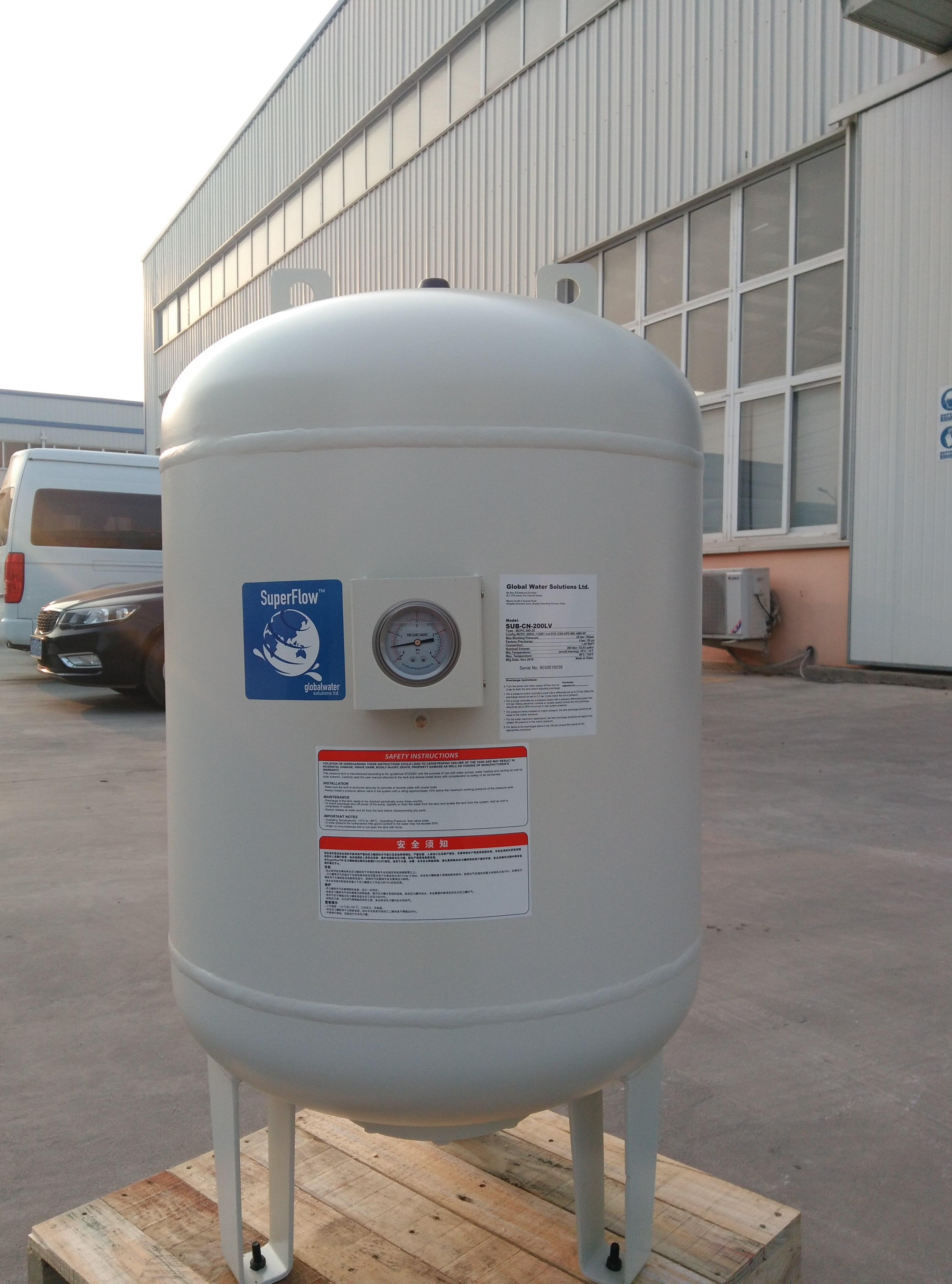 GWS隔膜囊式气压罐 压力罐16公斤 SMB系列