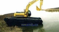 广安地区清淤机械设备出租水陆挖机出租湿地挖掘机出租