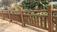 江西仿木栏杆模具水泥制作和赣州手工制作仿木头栏杆优势对比
