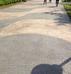 柳州彩色路面压模混凝土材料透水地坪模具专业施工