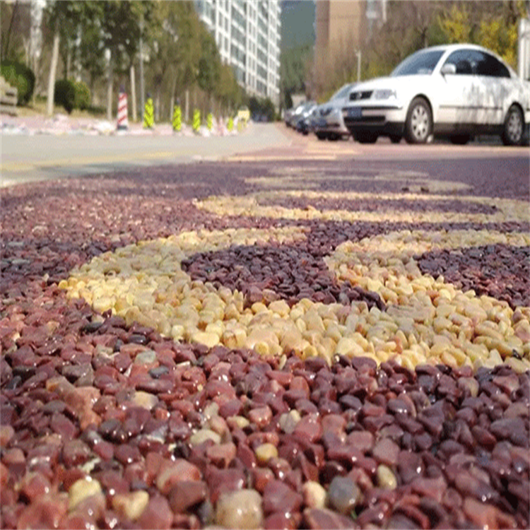 上海外滩胶粘石地坪铺装价格3公分胶粘石施工报价