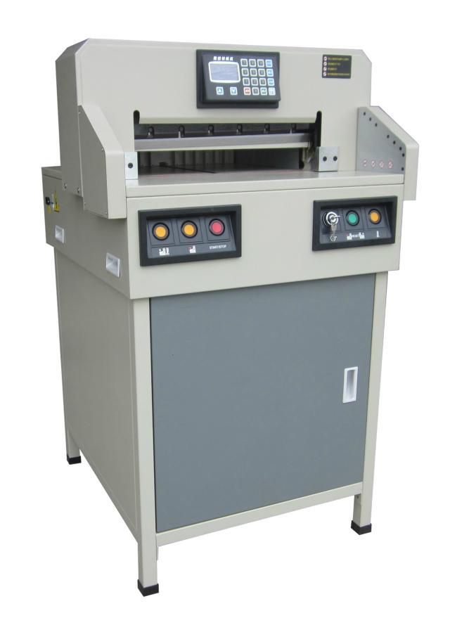万德4605R 电动切纸机 程控 切纸机 大液晶显示屏 电机独立压纸