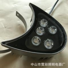 LED蹄月瓦楞灯瓦片灯射灯5W