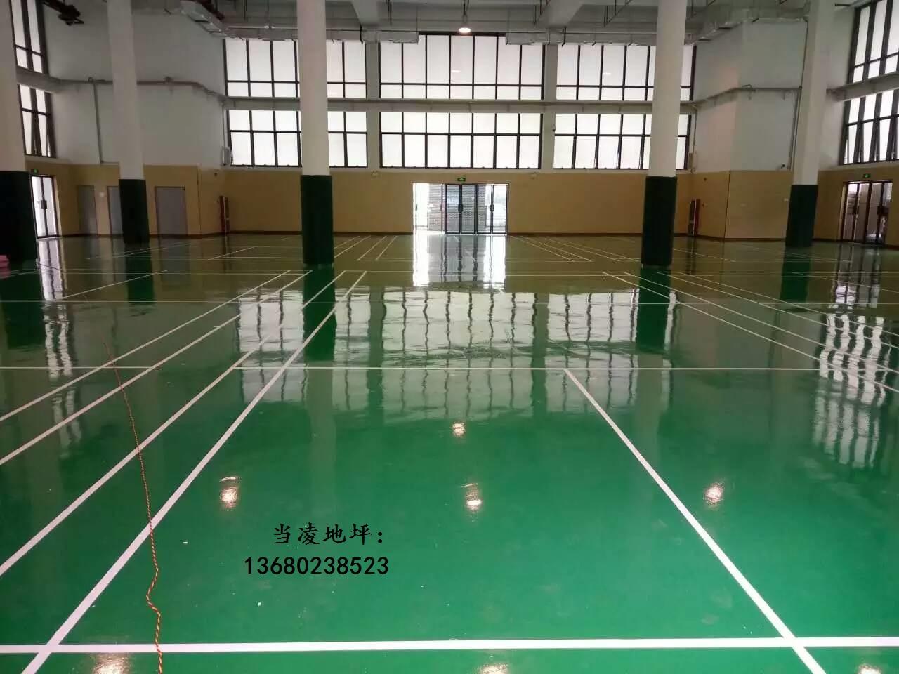 广东中山硅PU篮球场羽毛球场地坪