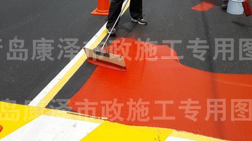 韩国进口1-2mm彩色沥青新型道路封层材料
