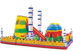 骏马充气城堡——航天时代、快乐磨坊！郑州骏马儿童游乐设备厂！