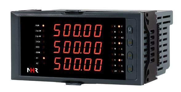 NHR-3300三相电流表，三相电压表