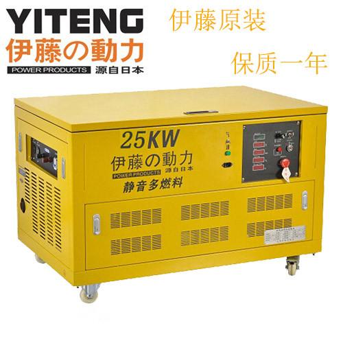 伊藤品牌YT25RGF,25kw燃气发电机