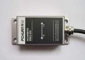 PCT倾角传感器在高空作业车的平台控制和调节中的应用