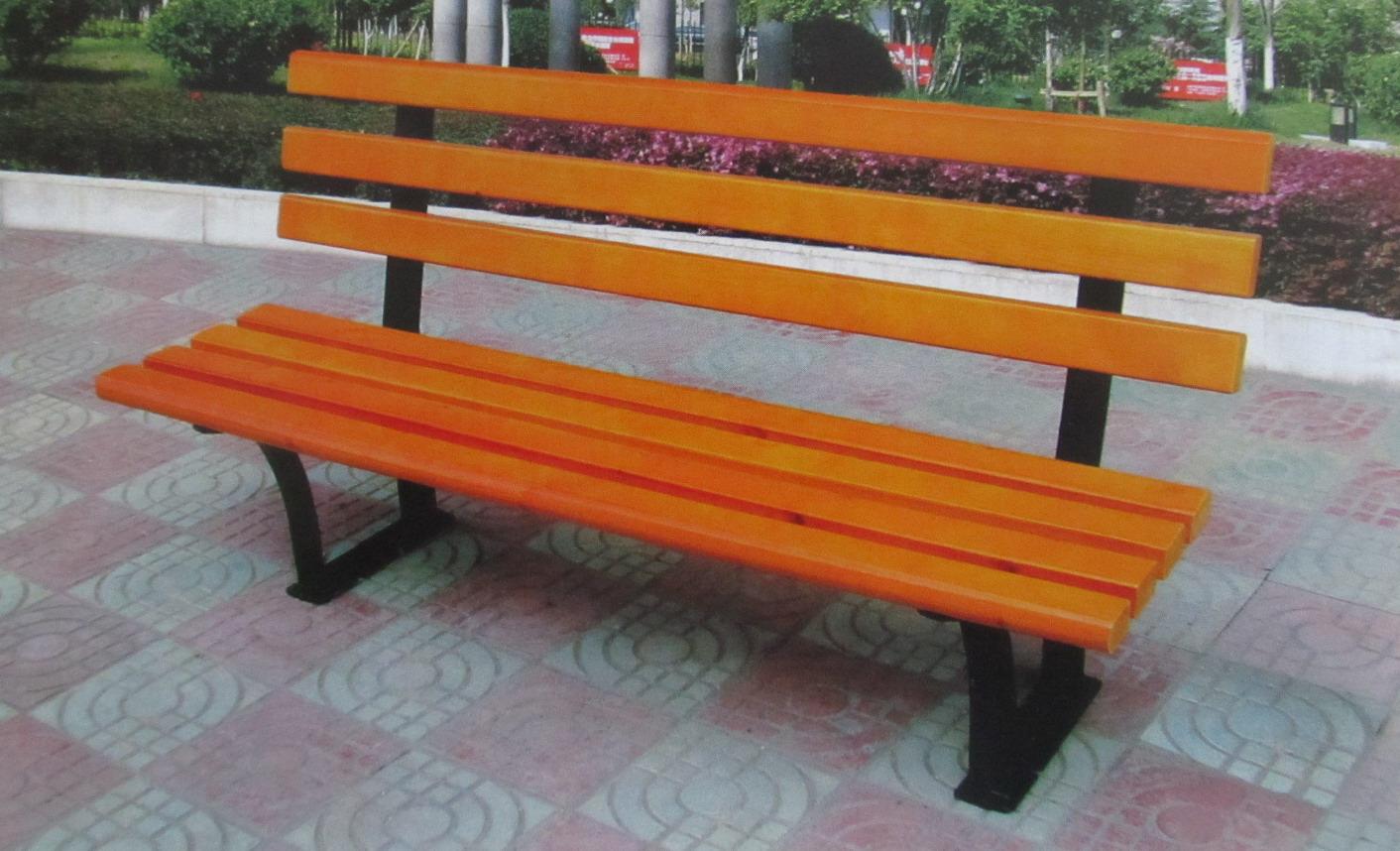 榆林专业的塑木园林椅子防腐木公园座椅供应商厂家