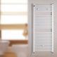 Round pipe Straight Plastic-Coated Towel Warmers
