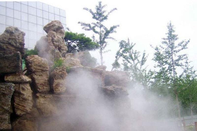 庭院水景加湿造雾机 雾森造景 喷雾机组