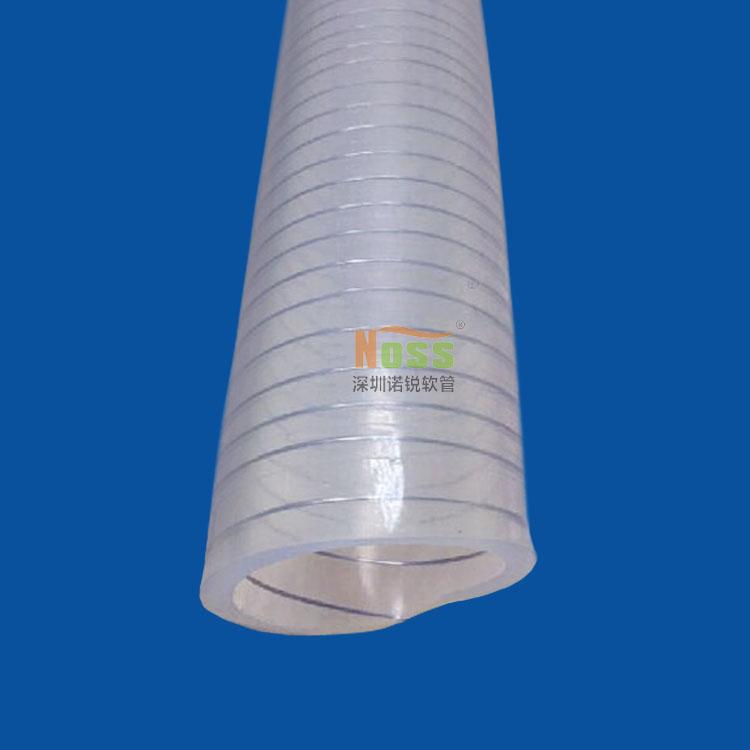 食品级塑料软管 TPE材料  不锈钢钢丝加强
