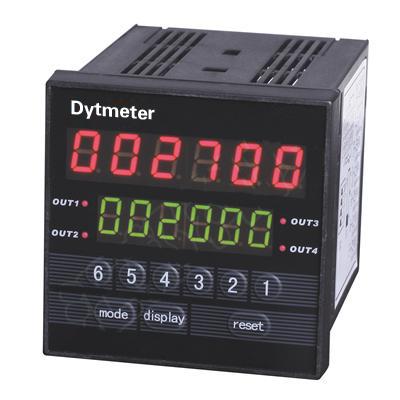带通讯两隔离六位数显计米表 约图-Dytmeter