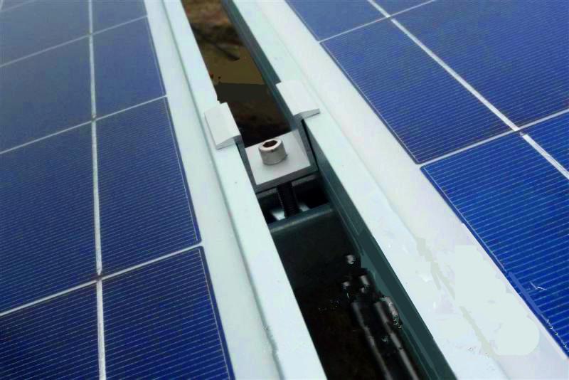 太阳能电池板铝合金边压块HX068 适用于40毫米厚的电板