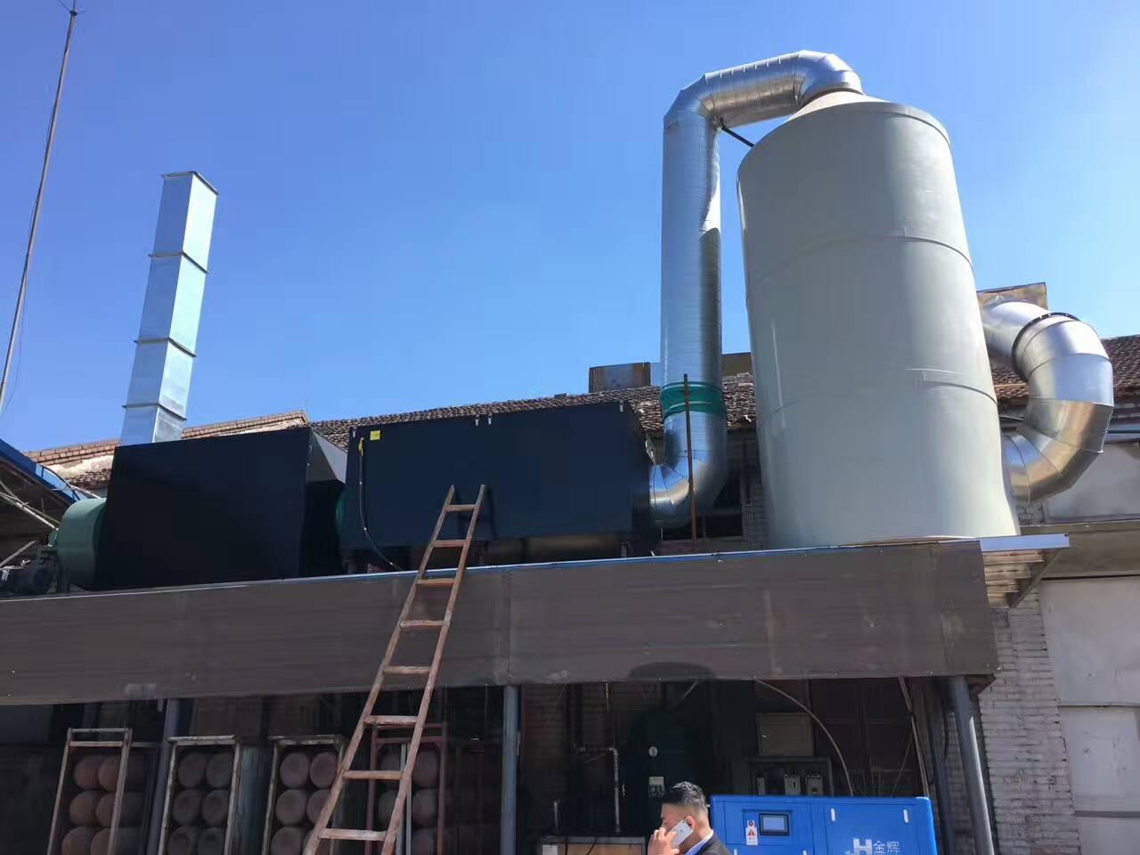 厂家直销 水喷淋塔净化器 工业污染废气净化设备 PP保证环评达标