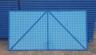 批发直销 镀锌板爬架网 钢板网安全爬架网 蓝色金属建筑围网  包邮