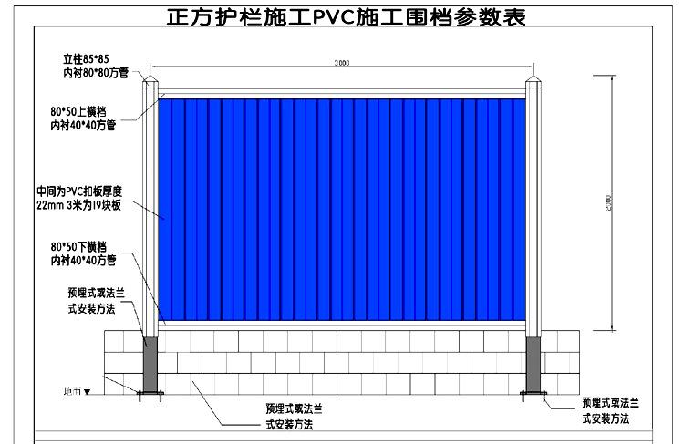 供应安装PVC围墙、工程围挡、市政施工围墙