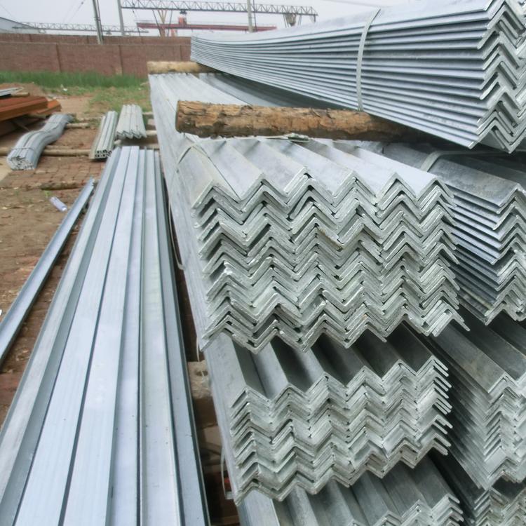 天津优质镀锌角钢Q235B材质角钢支持加工批发