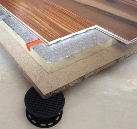 地面水泥压力板\硅酸钙板 瓷砖塑料支撑器 装配式室内地板支撑架