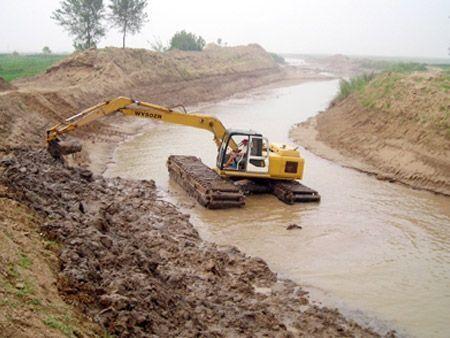 2017新品水上挖掘机租赁湿地挖掘机出租