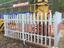 庭院别墅花园围栏pvc塑钢围墙护栏户外园林篱笆栏杆家变压器栅栏