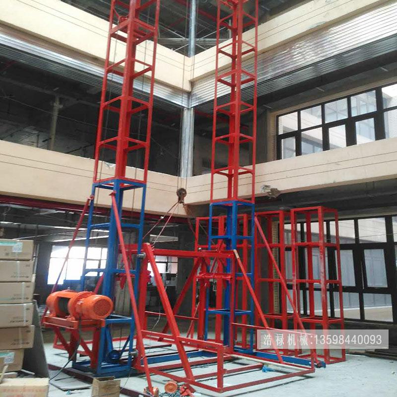 建筑工地施工自升式龙门架 36米高度龙门式升降机