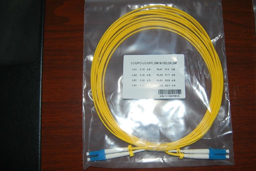 LC-LC单模光纤跳线 电信级3米单模单芯跳线