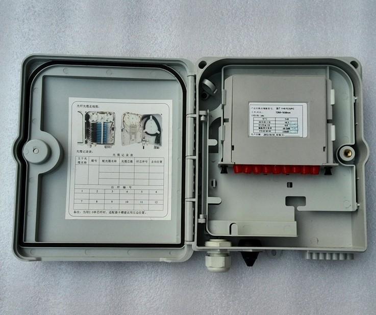 FTTH插片式光分路器箱 分光箱光纤分光器