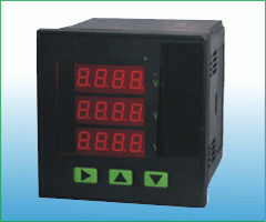 山东托克TE-SE电力参数测量仪，三相电流电压表