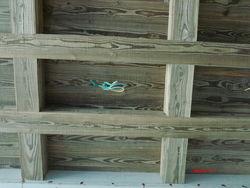 永昌肌理古船木板吊顶装饰-炭化木浮雕板