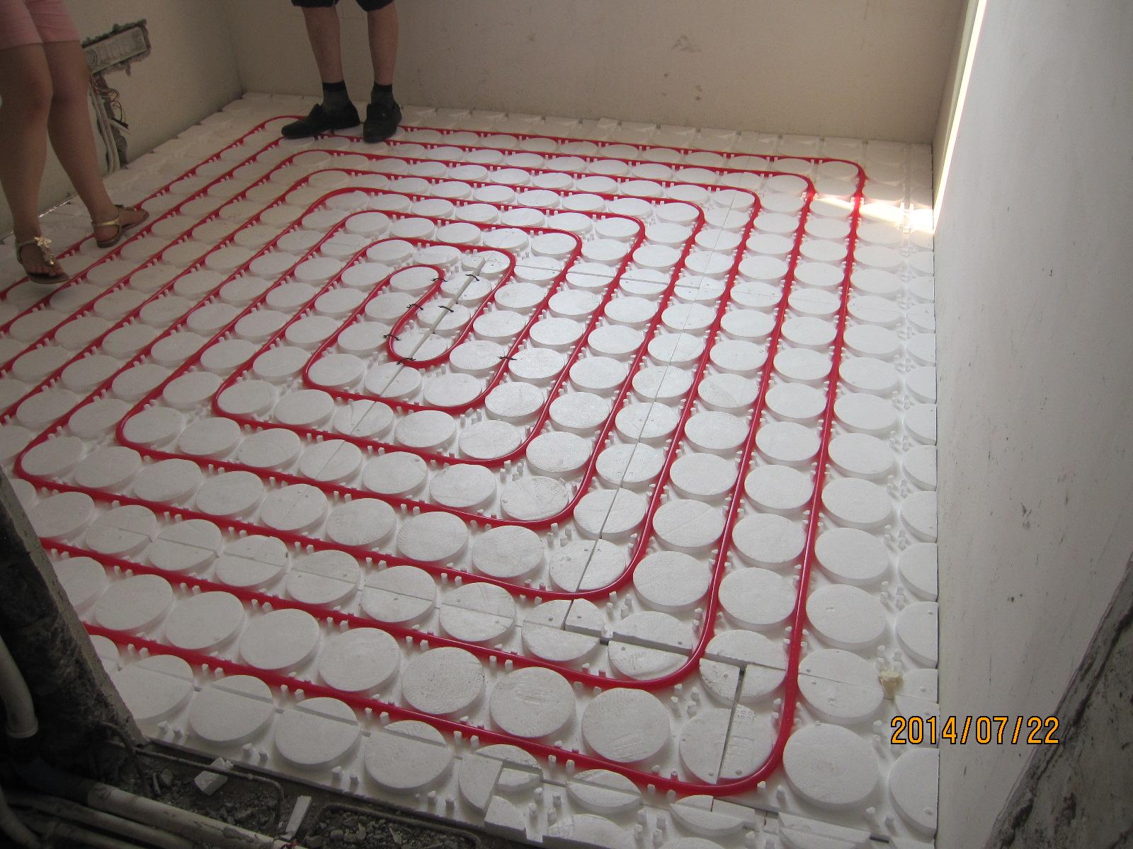 铝箔沟槽式超薄地暖板 干式地暖模块