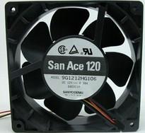 三洋SANYO 109S074UL 120*120*38MM AC115V 散热轴流风扇风机