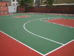 标准硅pu篮球场地建设、弹性硅pu网球场材料