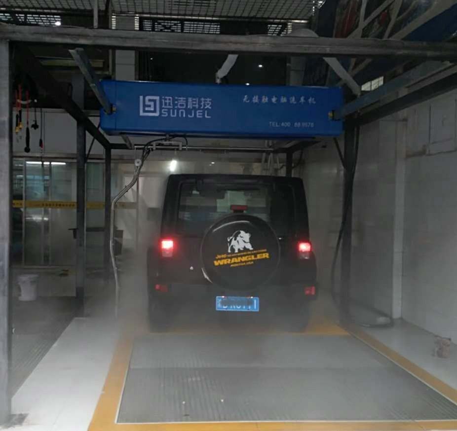 2018台州迅洁洗车机全自动无接触带风干系统