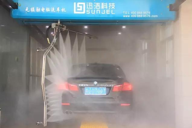 2018台州迅洁洗车机全自动无接触带风干系统