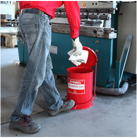 sysbel 废弃物收集桶 防火垃圾桶 油渍废弃物防火桶 易燃物防火桶 垃圾桶