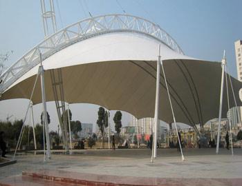 湖南创鑫广场膜结构的优点/长沙膜结构