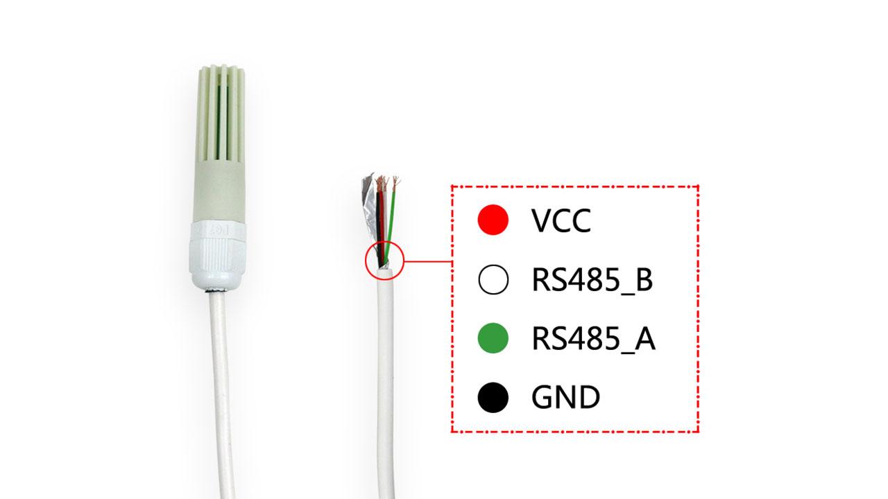 温湿度检测传感器RS485输出模块小体积高精度空气质量变送器