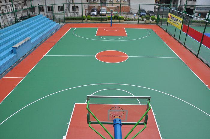 生产硅PU篮球场材料公司厂家、网球场施工承包
