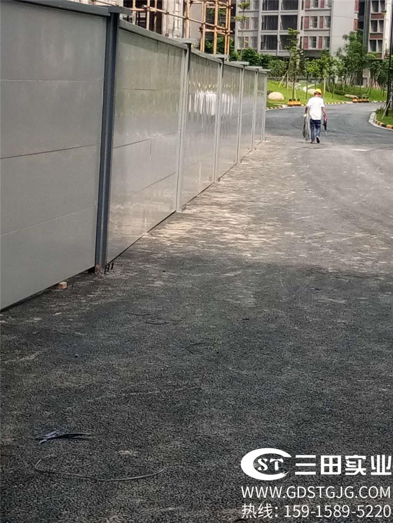 广州施工地安装钢结构围挡围蔽板的好处