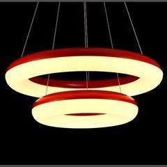 现代客厅吊灯简约餐厅灯卧室灯创意LED吊灯吧台灯具/救生圈